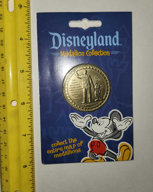 RARE 2001 Disneyland Medallion Collection Coin Attractions Series Set SEALED NIP