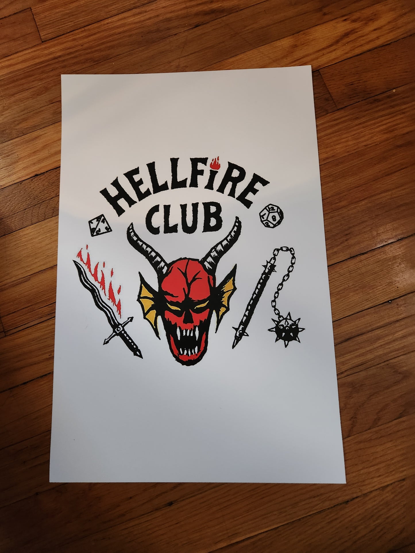 Hell Fire Club - Stranger Things 11in x 17in mini-posters