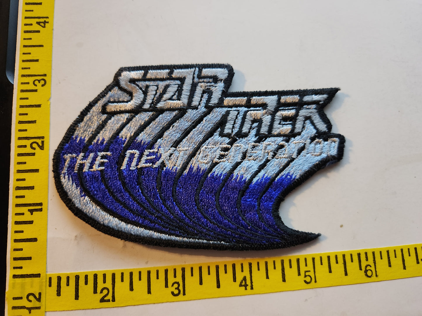 Star Trek - The Next Generation - Embroidered Patch, NEW 4.5inch by 3inch roughly cut out