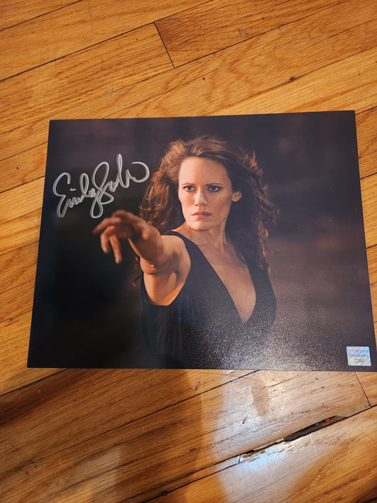 Emily Swallow 8in x 10in AUTOGRAPH photo Supernatural silver-sharpie