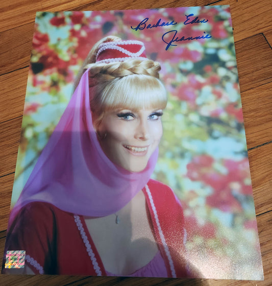 Barbara Eden as "Jeannie" 8in x 10in AUTOGRAPH Photo black-sharpie w character name #8