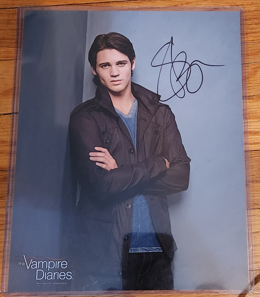 Steven R. McQueen (Jeremy Gilbert) 8 x 10 AUTOGRAPH Photo The Vampire Diaries silver-Sharpie