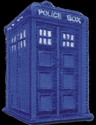 Doctor Who T.A.R.D.I.S. patch (2 1/4"x3") New  Iron on Patch Never used