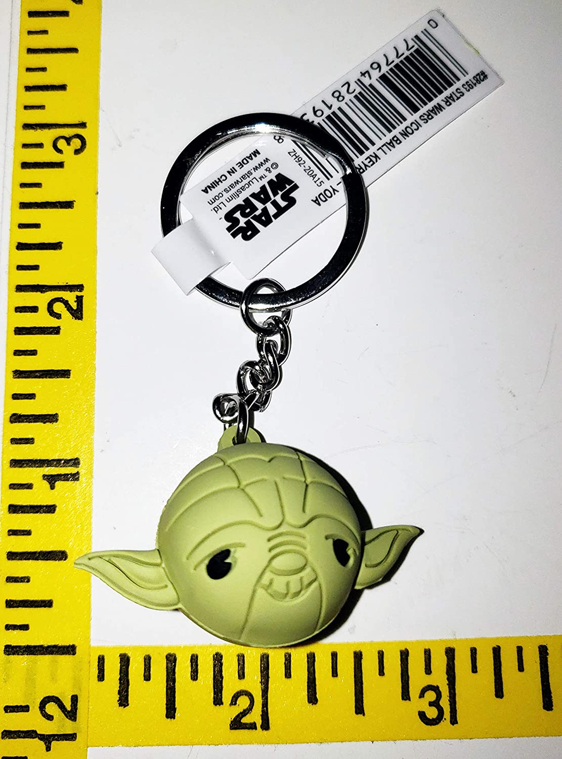 Star Wars YODA character Ball Icon licensed Clip - NIP BX13