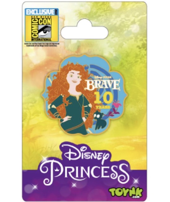 Disney Princess Merida Brave 10th Anniversary LE Pin SDCC 2022 Toynk Exclusive NIP