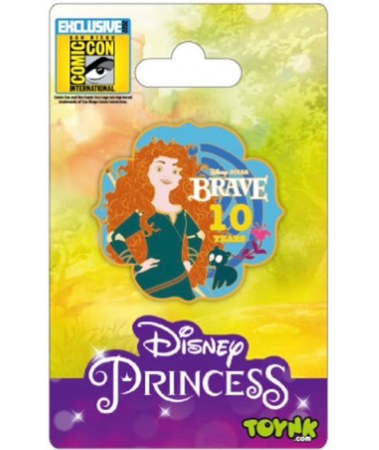 Disney Princess Merida Brave 10th Anniversary LE Pin SDCC 2022 Toynk Exclusive NIP