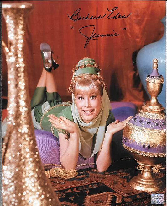 Barbara Eden as "Jeannie" 8in x 10in AUTOGRAPH Photo black-sharpie with character name