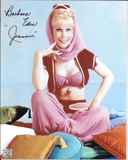 Barbara Eden as "Jeannie" 8in x 10in AUTOGRAPH Photo black-sharpie w character name #8