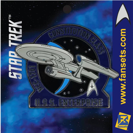 Star Trek MicroFleet KELVIN USS ENTERPRISE 1701 Licensed FanSets Collector’s Pin FANSETS - NIP