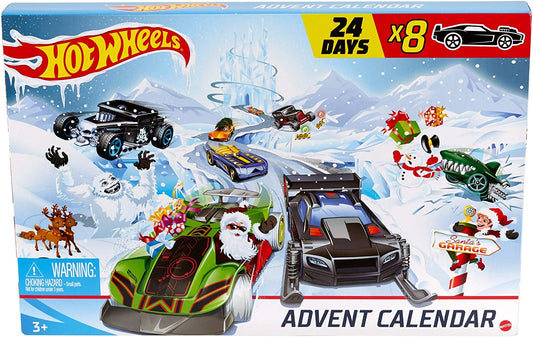 Hot Wheels Advent Calendar 24 Day Holiday Surprises with Cars and Accessories Ages 3 and Older NIP