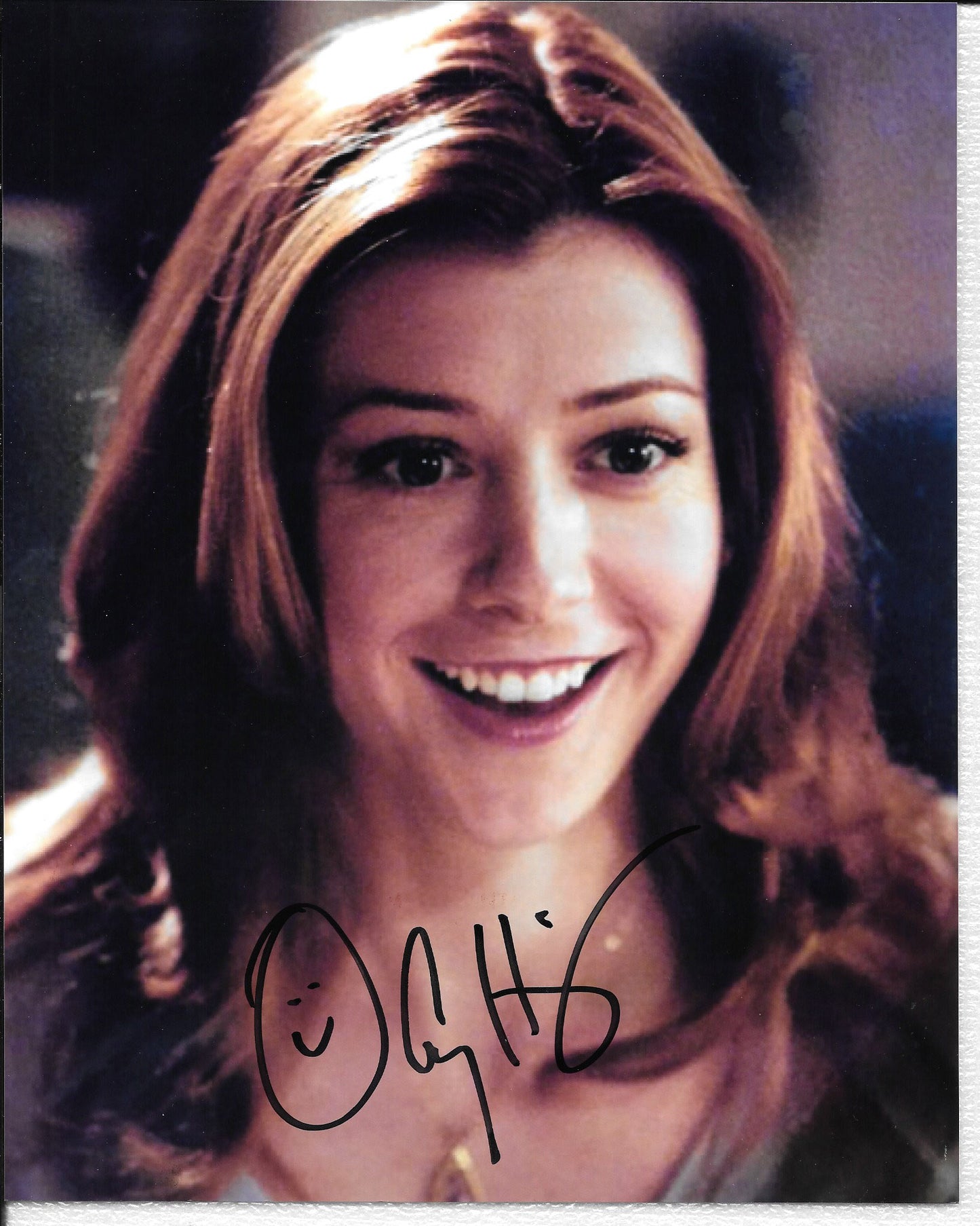 Alyson Hannigan 8in x 10in AUTOGRAPH Photo Buffy the Vampire Slayer #1