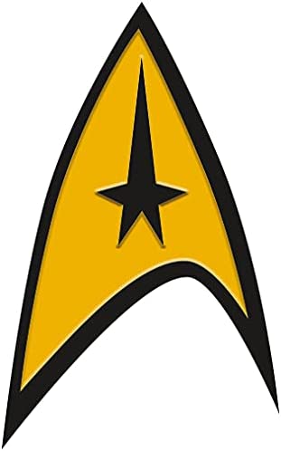 Star Trek NMR Command Badge Licensed Pin Licensed NIP 1inch by 3/4inch NEW RETIRED - NIP