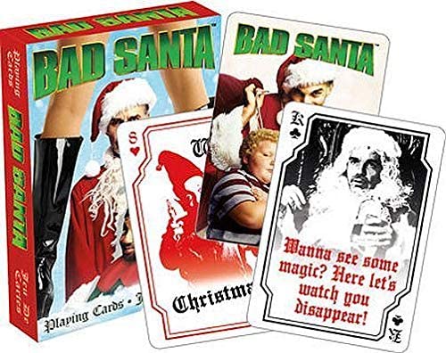 Bad Santa PLAYING CARDS COLLECTIBLE RETIRED