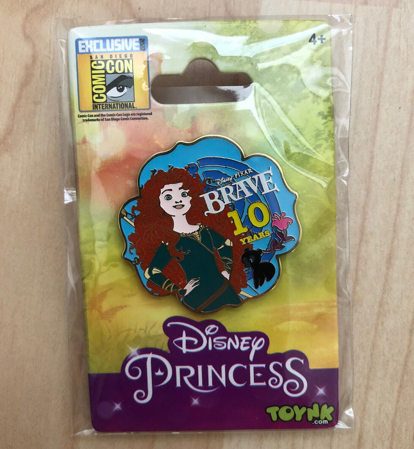 Disney Princess Merida Brave 10th Anniversary LE Pin SDCC 2022 Toynk Exclusive NIP