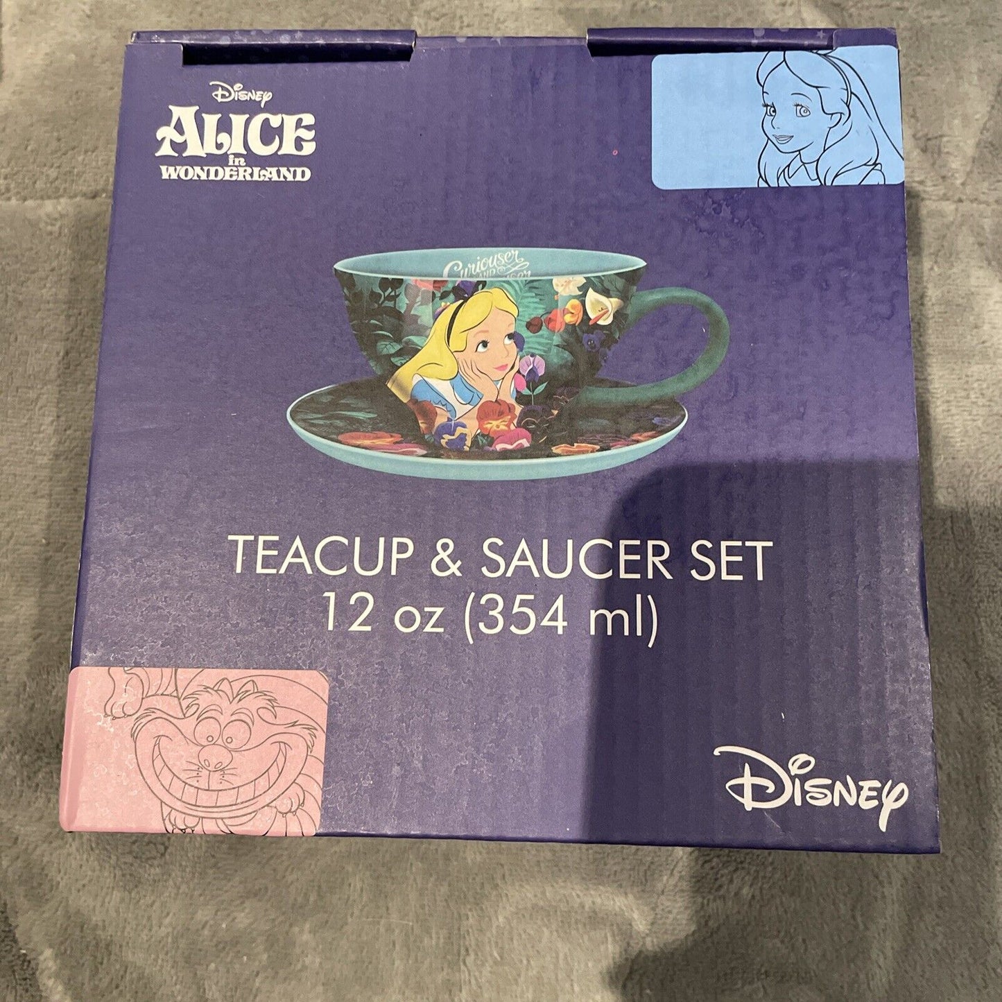 SDCC 2022 Disney Exclusive Toynk Alice In Wonderland Teacup and Saucer LE NIP