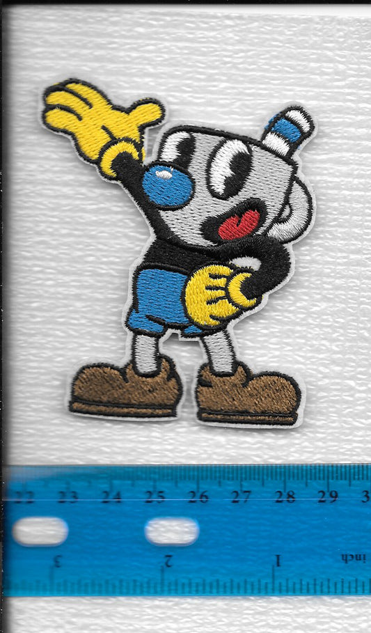 Cuphead - Mugman New  Iron on Patch Never used