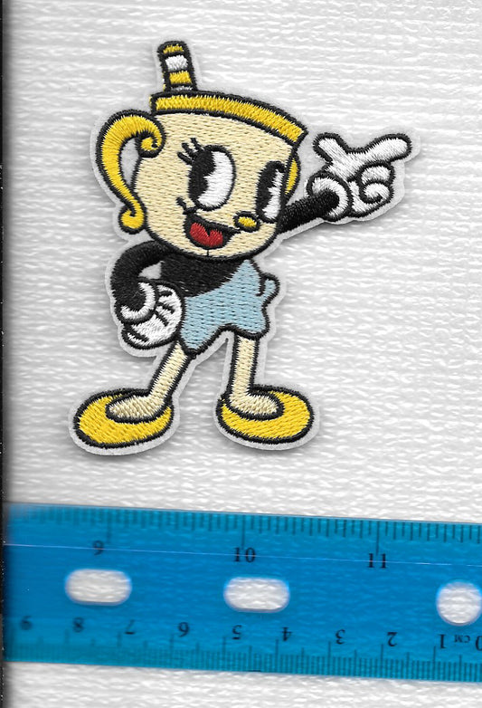 Cuphead - Ms. Chalice New Iron on Patch Never used
