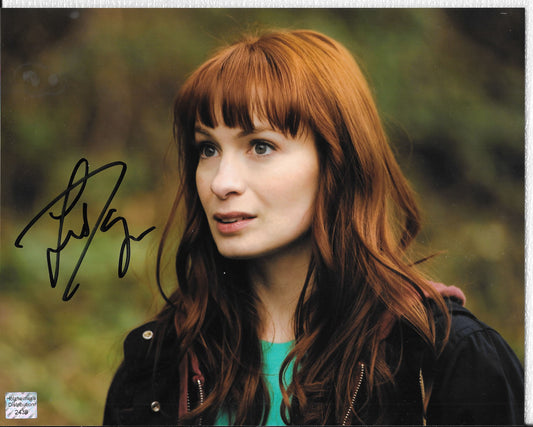 Felicia Day as Charlie 8in x 10in AUTOGRAPH Print in Supernatural black-sharpie