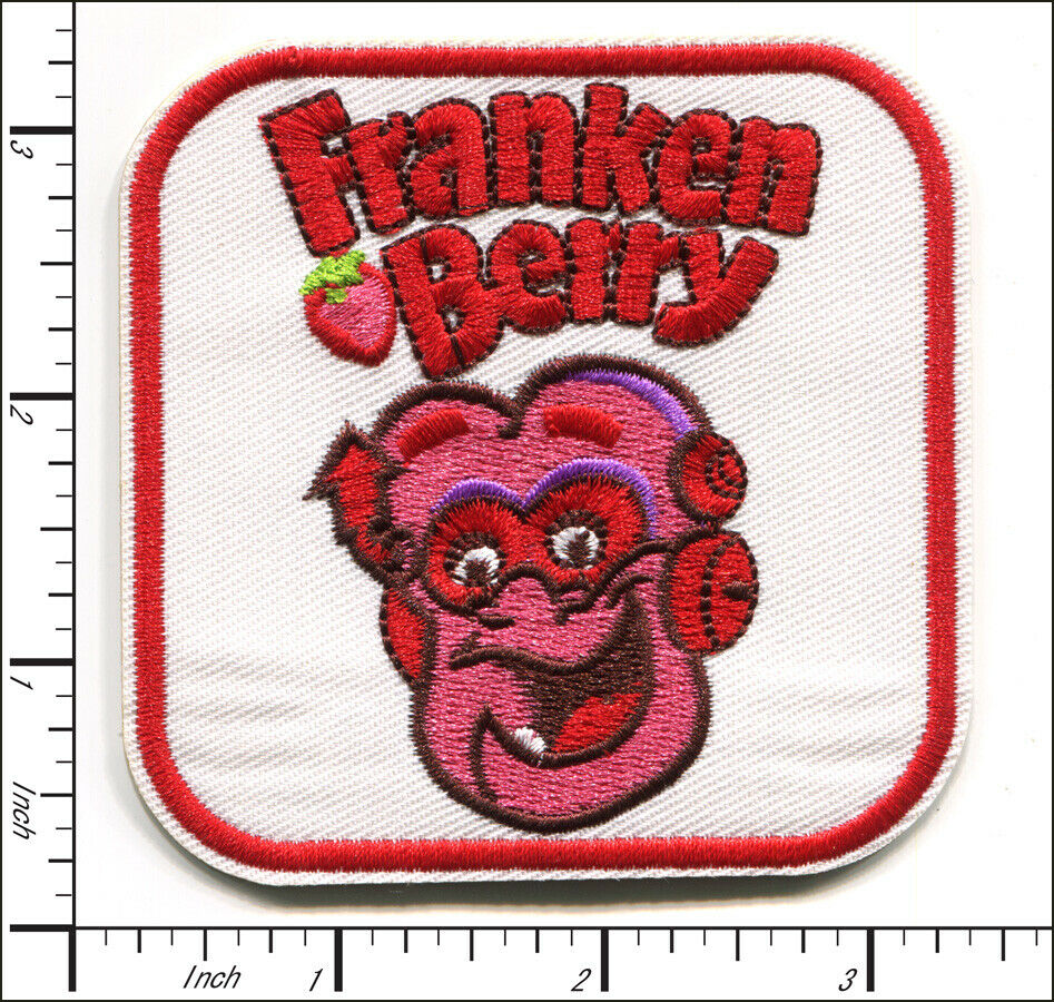 Count Chocula, BooBerry and Frankberry (3) set Embroidered Patch, NEW