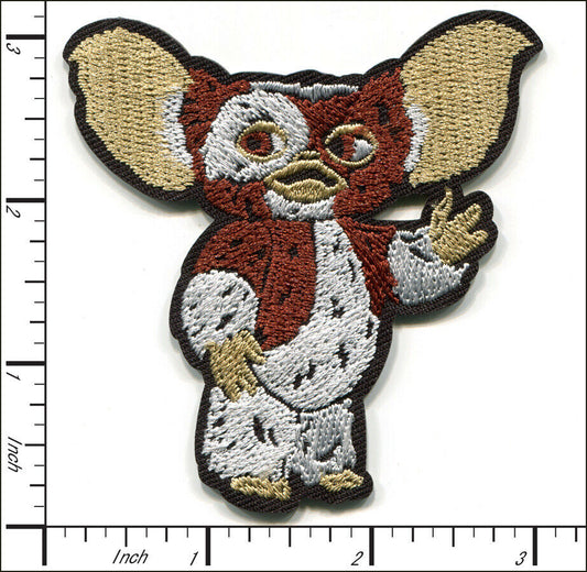 Gizmo Gremlins Mogwai Embroidered Patch, NEW 3inch by 3inch cut out