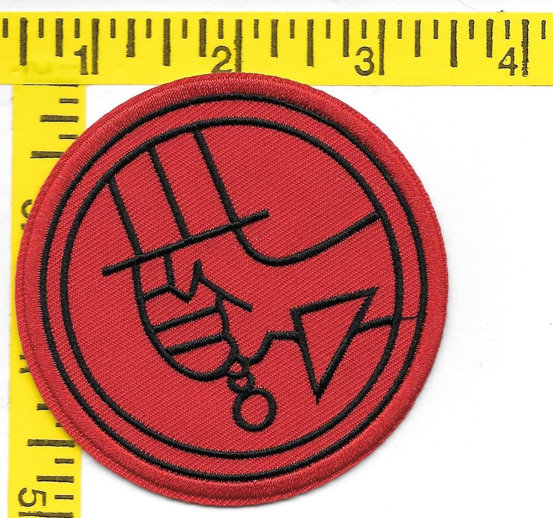 Hellboy - Bureau for Paranormal (RED) Embroidered Patch, NEW 3inch round