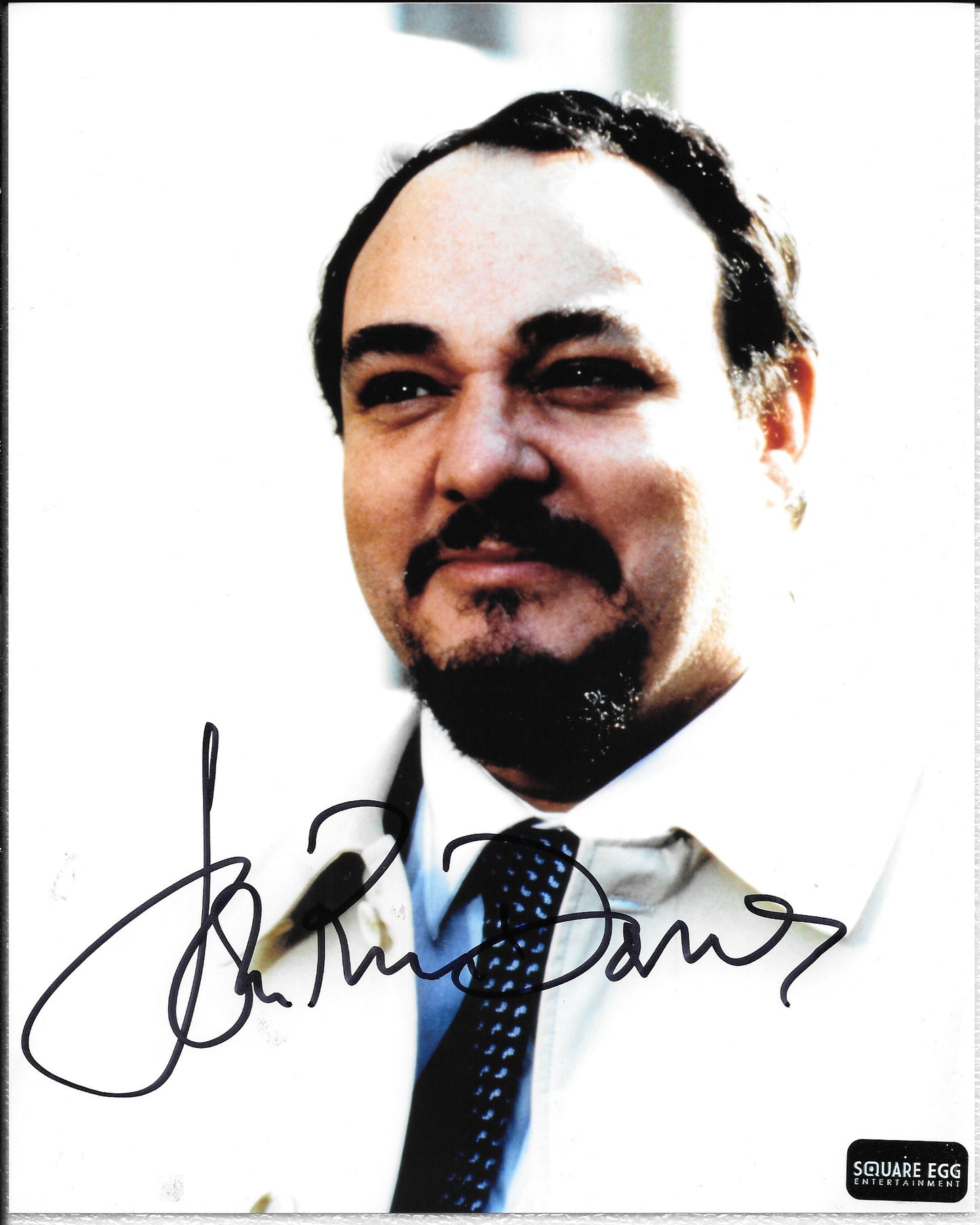 John Rhys-Davies Autographed 8inx10in Bond Black-sharpie