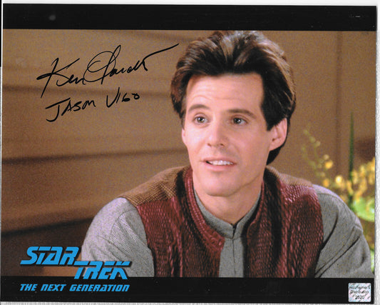 Ken Olandt as Jason Vigo - Star Trek: The Next Generation 8in x 10in AUTOGRAPH Photo black-sharpie #2