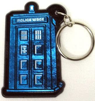 Doctor Who TARDIS Vinyl Keyring  -