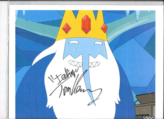 Tom Kenny 8 x 10 AUTOGRAPH Photo Adventure Times - The Ice King Black-Sharpie #1