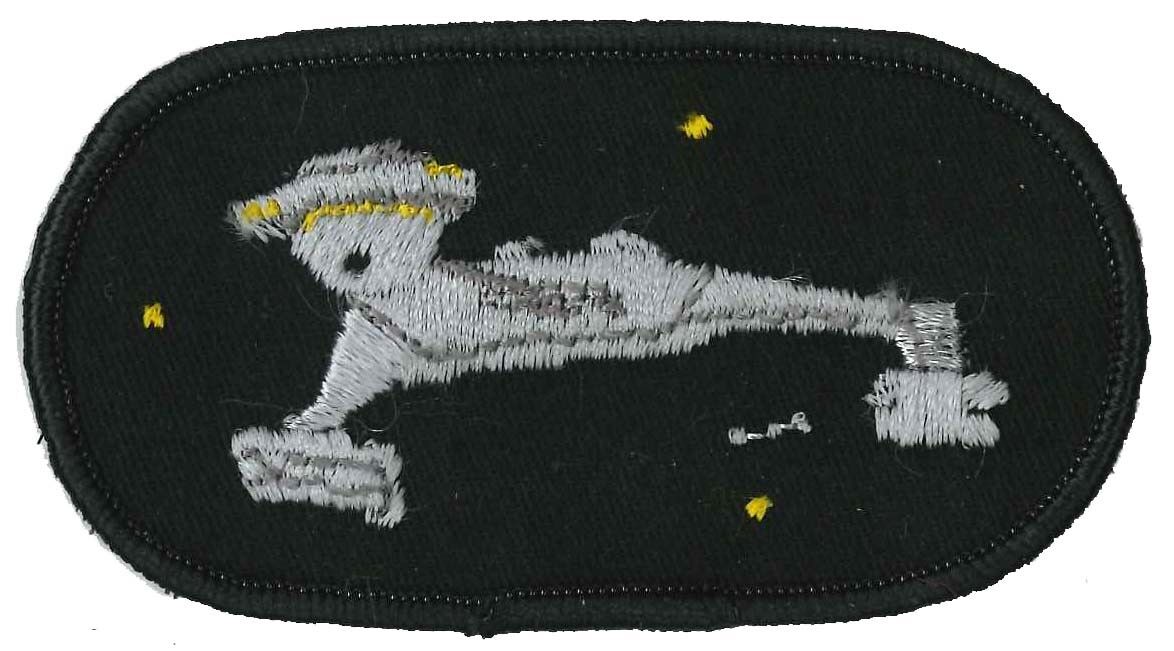 Star Trek 70s vintage Klingon Cruiser - original TV series Embroidered Patch, NEW 4in Oval