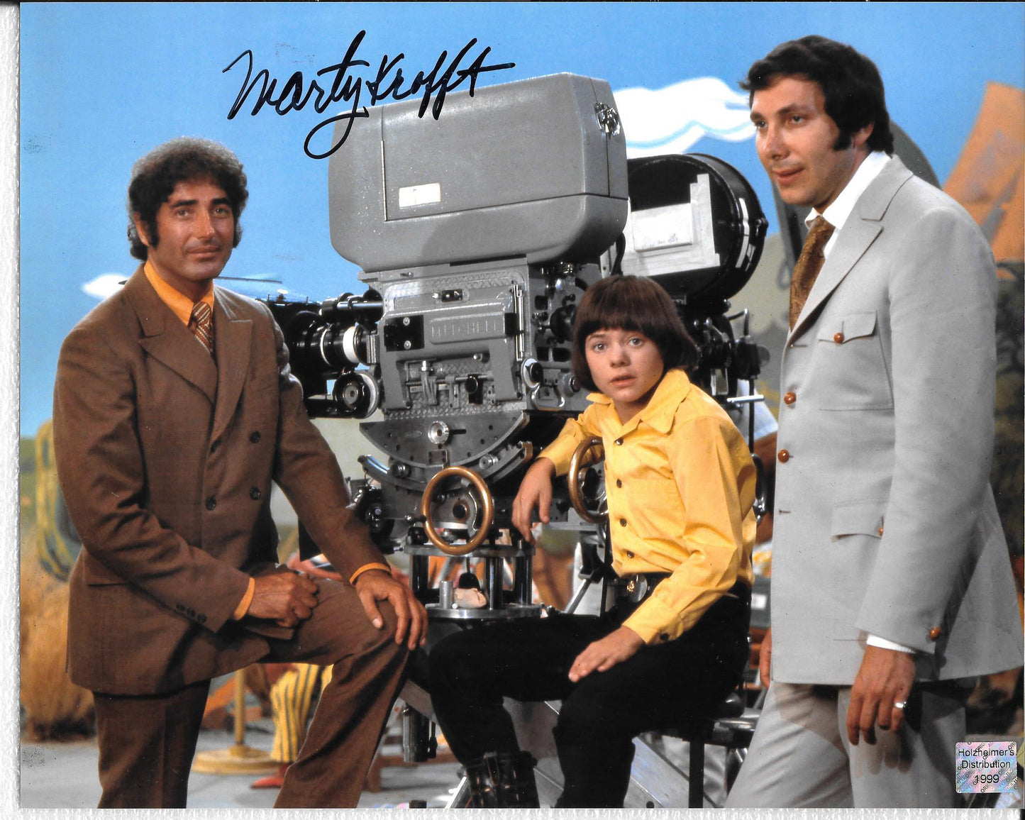 Marty Krofft 8 x 10 AUTOGRAPH Photo Sid & Marty Krofft Black-Sharpie #1