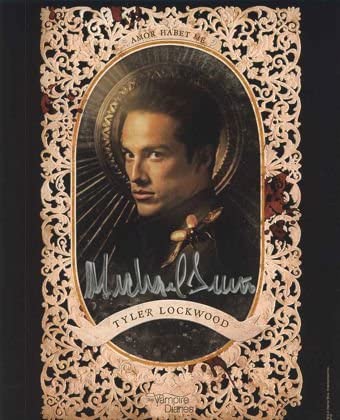 Michael Trevino (Tyler Lockwood) 8 x 10 AUTOGRAPH Photo The Vampire Diaries Silver-Sharpie #2