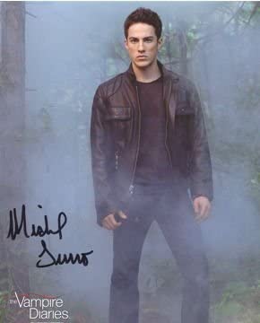 Michael Trevino (Tyler Lockwood) 8 x 10 AUTOGRAPH Photo The Vampire Diaries black-Sharpie #1