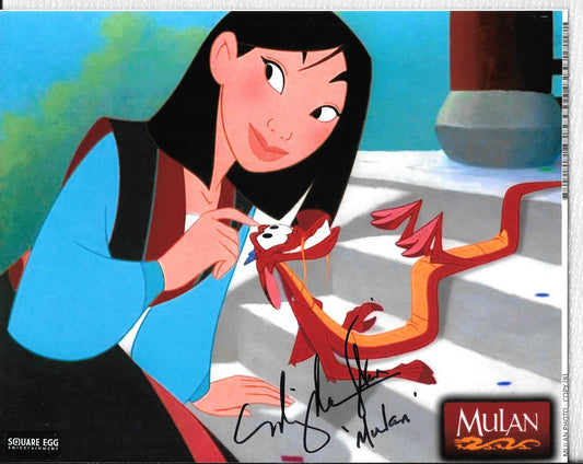 Ming Na Wen 8in x 10in AUTOGRAPH Photo Mulann Black-sharpie