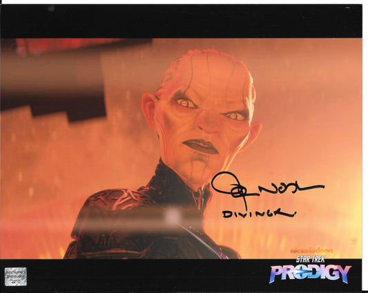 John Noble 8in x 10in AUTOGRAPH Photo Star Trek Prodigy Black-sharpie #1