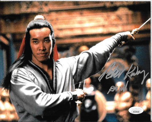 Peter Kwong 8in x 10in AUTOGRAPH Photo Big Trouble In Little China "Rain" Silver-sharpie #2