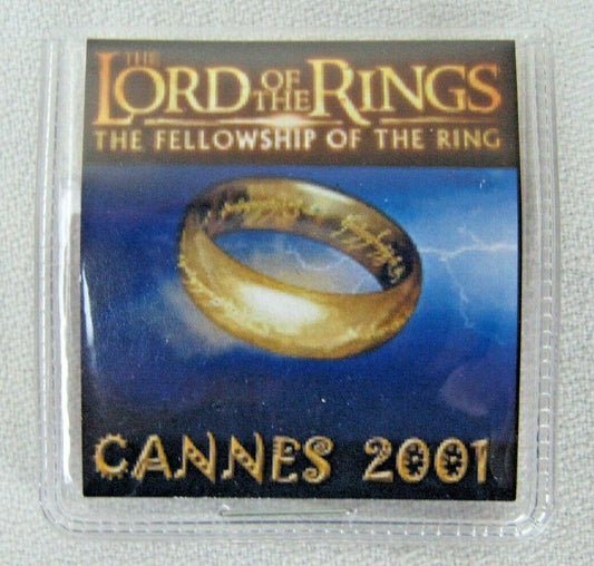 The Lord of the Rings Cannes 2001 Exclusive Premier Movie Showing Ring - with Penny