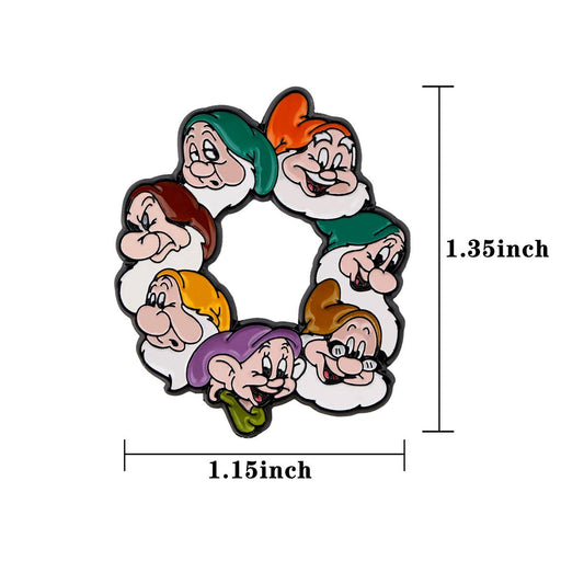 Pop Culture the Seven Dwarfs - 1inch long by .5inch