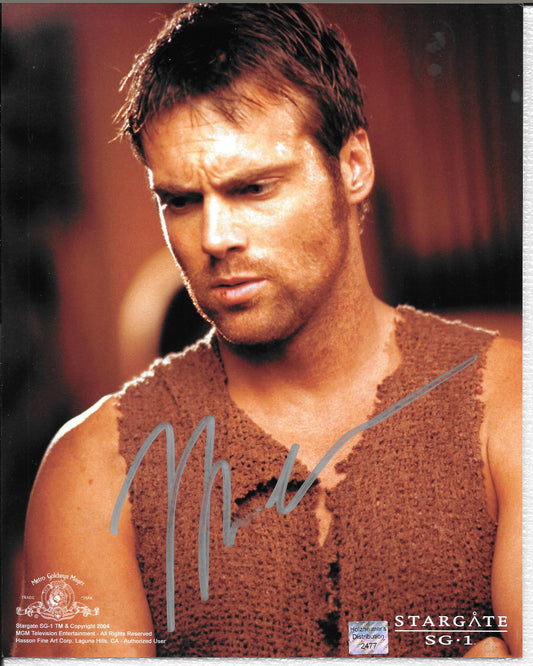 Michael Shanks (Dr. Daniel Jackson) 8in x 10in AUTOGRAPH Photo Stargate SG1 Silver-Sharpie #2