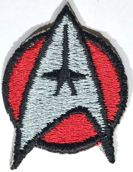 Star Trek the Motion Picture Starfleet Insignia - Embroidered Patch, NEW Red