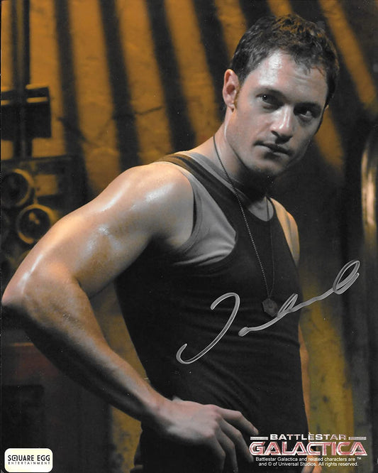 Tahmoh Penikett 8in x 10in AUTOGRAPH Photo Battlestar Galactica Silver-Sharpie #1