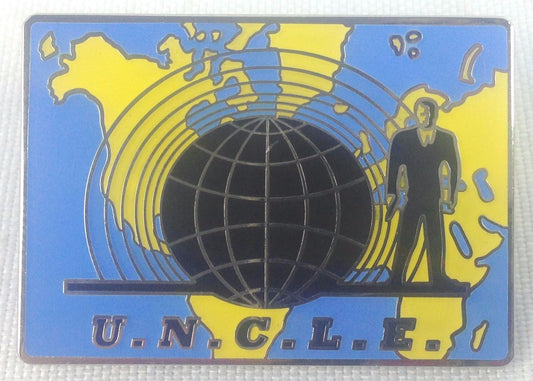 Man From Uncle - U.N.C.L.E. 1960's Television Spy Series - Enamel Tie Lapel Pin